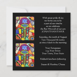 Invitación Invit matinal (cuadrado) Tapastry Hamsa