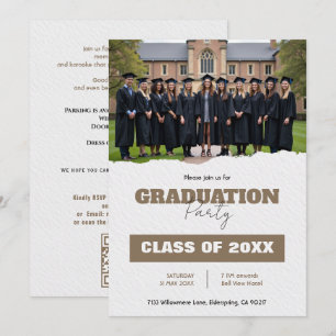 Invitación 🎓Invitación a la fiesta de graduación de la promo