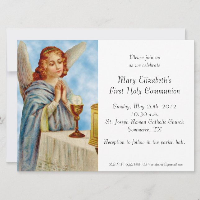 Invitación Invitación: Ángel Ponders (Anverso)