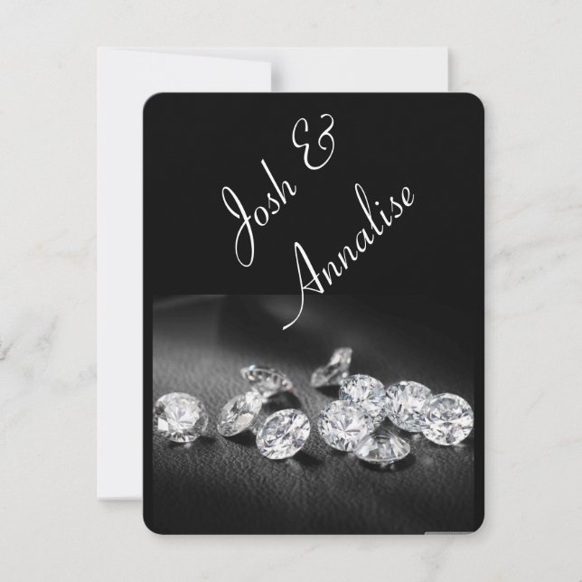 Invitación Invitación/celebración del fiesta de compromiso (Anverso)