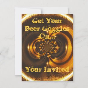 Invitación Invitación-Consigue que tus gafas de cerveza se ac