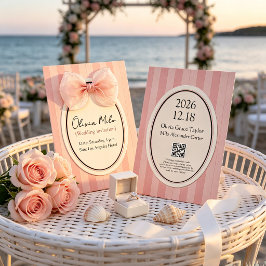Invitación ¡Invitación de boda estilo Sweet Beach!