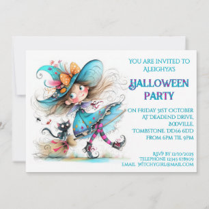 Invitación *Invitación de la fiesta de Brujas de Halloween