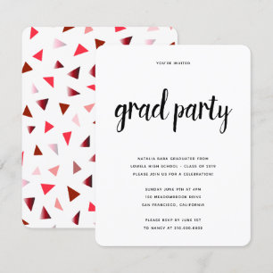 Invitación ¡Invitación Grad divertida!