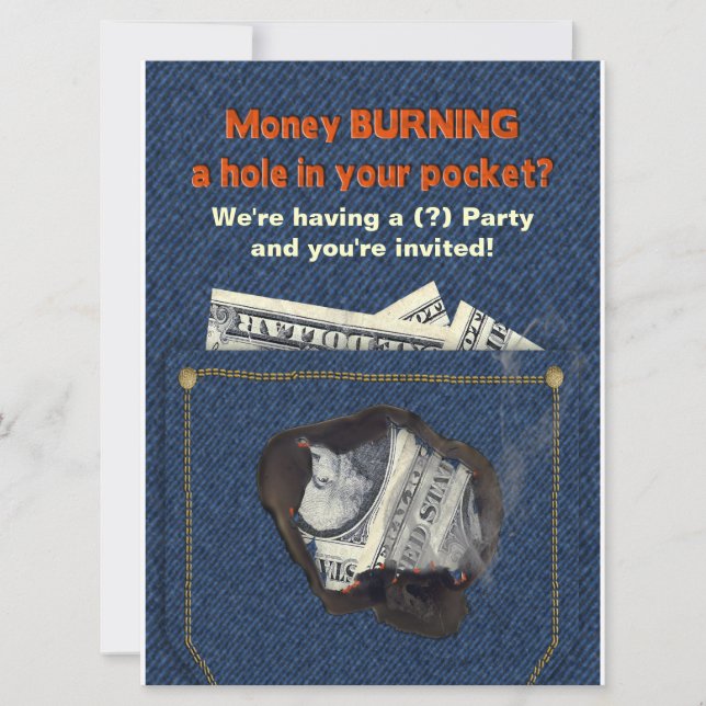 Invitación Invitación-Humor multiusos del fiesta del producto (Anverso)