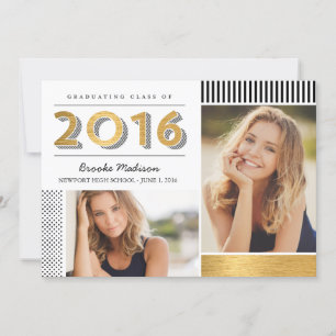 Invitación Invitación/Invitación a la graduación de modelos m