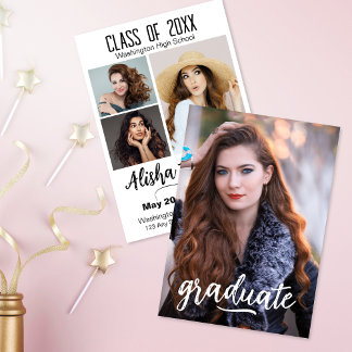 Invitación Invitación/invitación de graduación de fotos