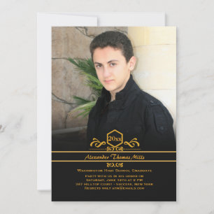 Invitación Invitación/Invitación de imagen Emblem de Graduaci