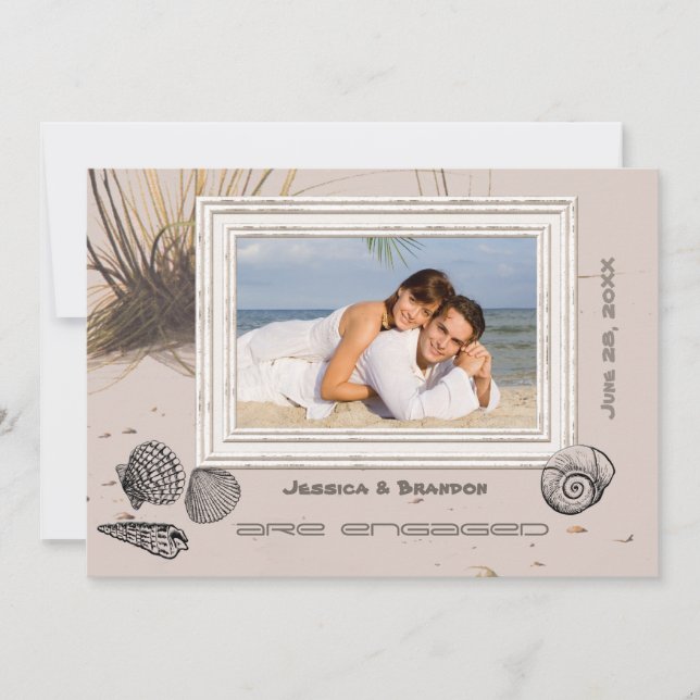 Invitación Invitación/invitación de la foto del Seagrass (Anverso)