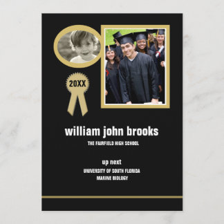 Invitación Invitación/invitación de la graduación de la foto