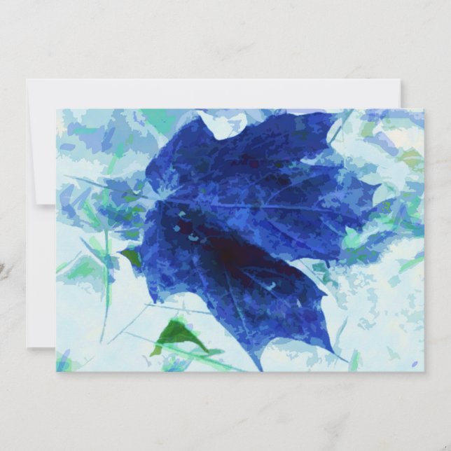 Invitación Invitación/Invitación de salida de otoño (Anverso)