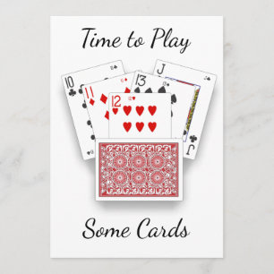 INVITACIÓN **INVITACIÓN PARA JUGAR TARJETAS**