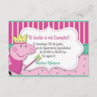 Invitación Invitacíon Pepa