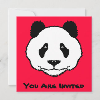 Invitación Invitación/tarjeta de Panda