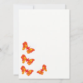 Invitación Invitaciones/mariposas