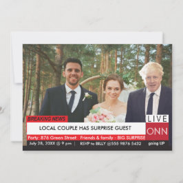 Invitación Invitado a la boda de Boris Johnson Noticias diver