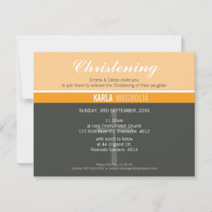 Invitación INVITADO AL BAPTISMO PETITA :: paz 6 L