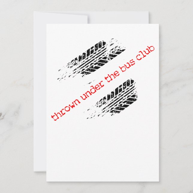 Invitación Invitado del club de autobuses (Anverso)