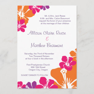 Invitación Invitado hawaiano