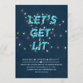 Invitación Invitamos a un Fiesta de cócteles de vacaciones