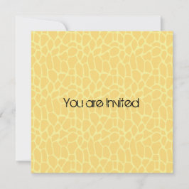 Invitación Invitan a Baby Shower a la impresión de una jirafa