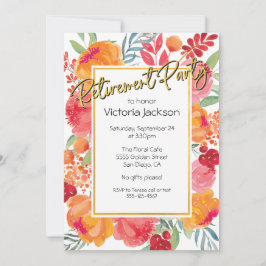 Invitación Invitan a Fiesta de Jubilación de Relieves metaliz