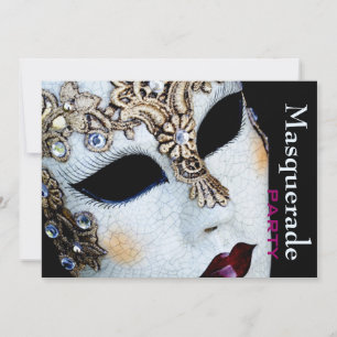 Invitación Invitan a Fiesta de la mascarada veneciana Mardi G