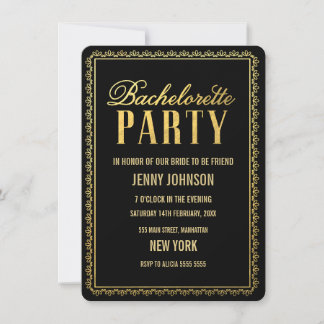 Invitación Invitan a Fiesta de la noche de la Bachelorette Go