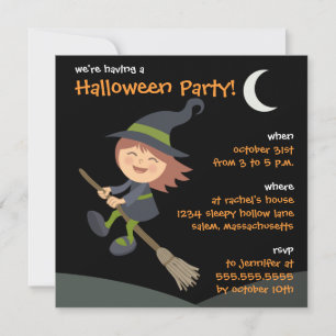 Invitación Invitan a fiesta personalizada de Halloween