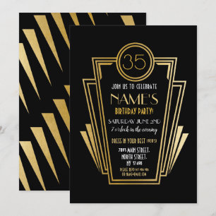 Invitación Invitan a Gatsby a la fiesta de cumpleaños del Art