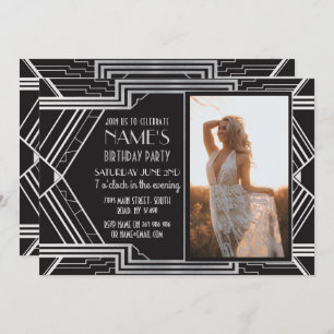 Invitación Invitan a Gatsby a una fiesta de cumpleaños estilo