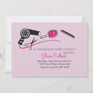 Invitación Invitan a graduación de la Escuela de Belleza de B