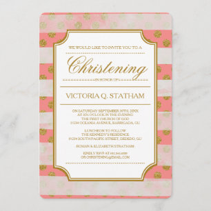 Invitación Invitan a la Cristiandad del Glamour Purpurina del