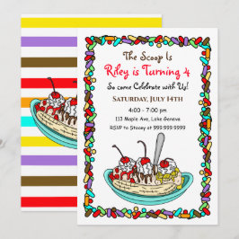 Invitación Invitan a la fiesta de cumpleaños del Crema de Hie