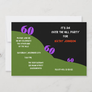 Invitación Invitan a la fiesta de cumpleaños número 60 de Hil