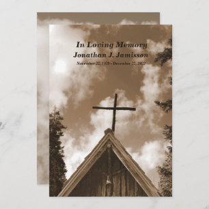 Invitación Invitan a la Iglesia del Antiguo País, Servicio Co