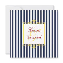 Invitan a la Marina, Blanco, Amarillo, Rayas Rojas