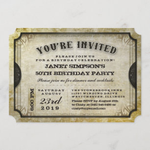 Invitación Invitan a participar en el cumpleaños de la copa d