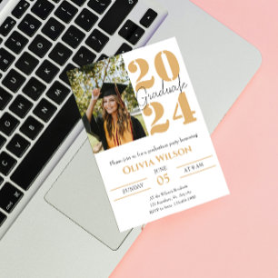 Invitación Invitan a Personalizado del Partido de Graduación