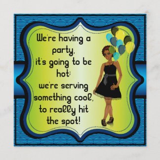 Invitación Invitan a soltera Fiesta de cumpleaños