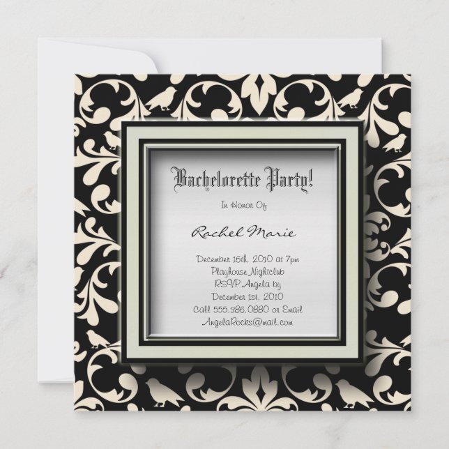 Invitación Invitan a un diseñador de fiestas de solteros CUTE (Anverso)