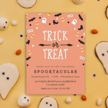 Invitan a una fiesta de Halloween para niños con t