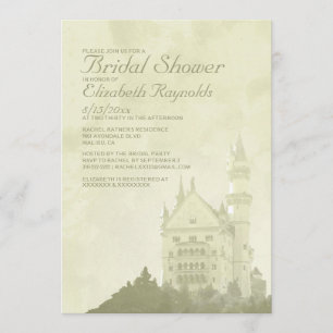 Invitación Invitan a una hermosa ducha nupcial de cuento de h