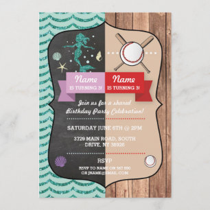 Invitación Invitan al cumpleaños de un niño que trabaja en un