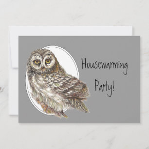 Invitación Invitan con lechuza a Personalizado Fiesta que hac