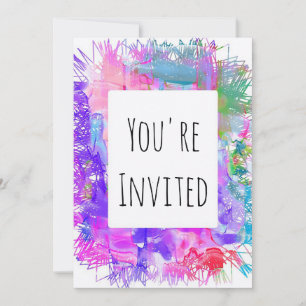 Invitación invitar a pintar