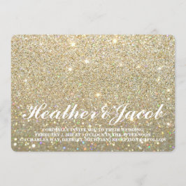 Invitación Invitar - Boda de Fab Glit Gold