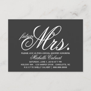Invitación Invitar - futura Sra.