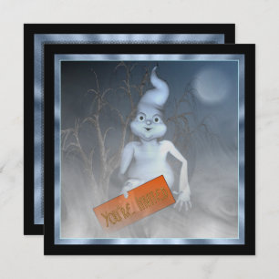 Invitación Invitar gantesamente a la fiesta de Halloween