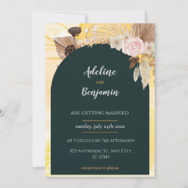 Invitación Invitat al Boda de fotografía simple en blanco y n